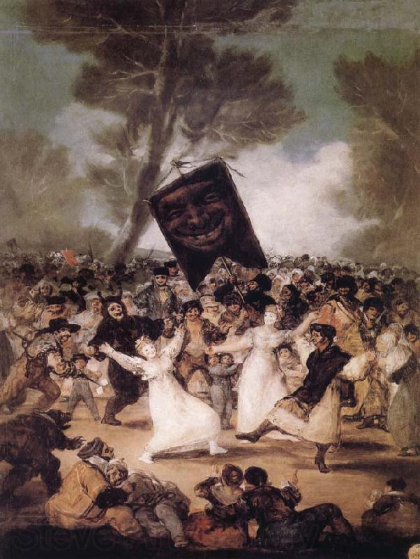 Francisco Jose de Goya The Burial of the Sardine Germany oil painting art